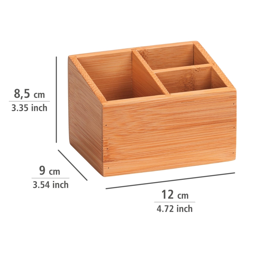 WENKO 23916100 - Organizador TERRA 12x9 cm castanho