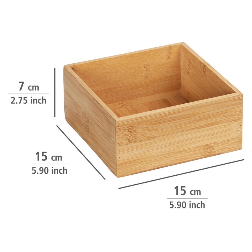 WENKO 23919100 - Bandeja TERRA 15x7 cm castanha