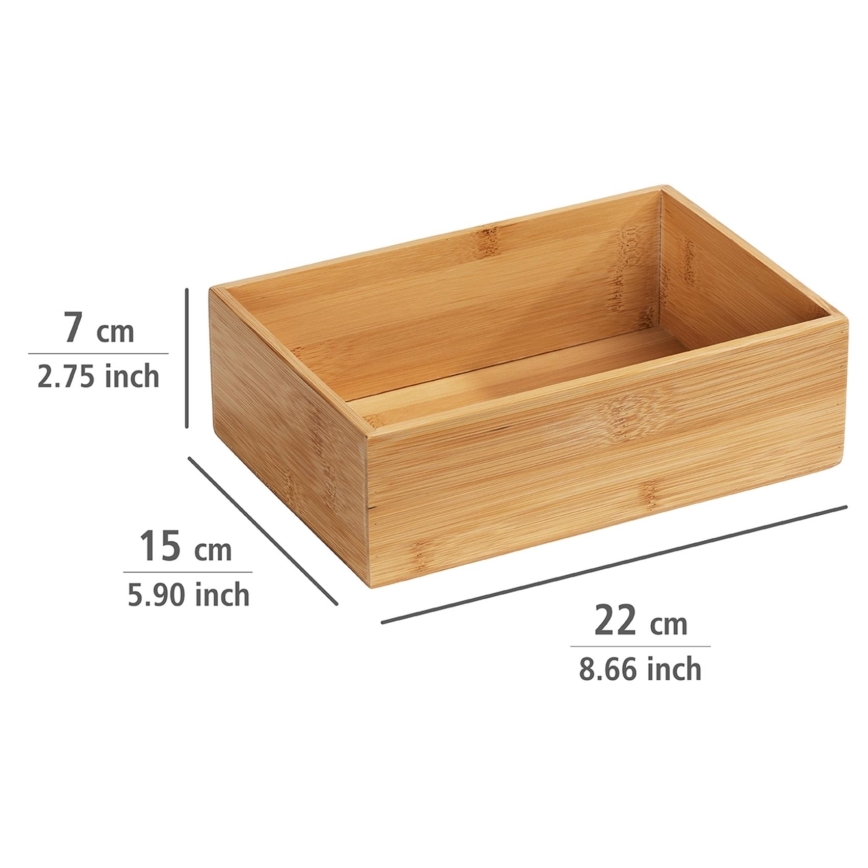 WENKO 23920100 - Bandeja TERRA 22x15 cm castanha