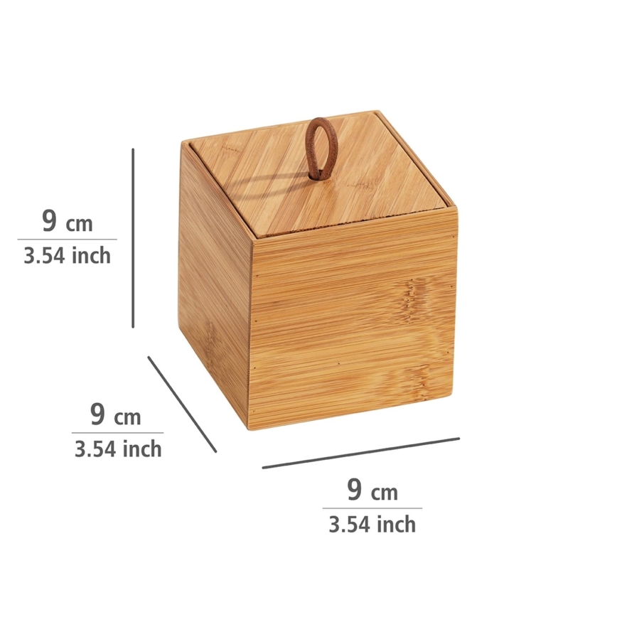 WENKO 23922100 - Caixa TERRA 9x9 cm castanha