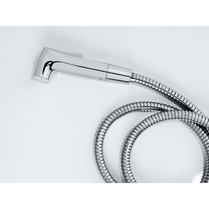 WENKO 23999100 - Conjunto para bidé com Sistema economizador de água, 12x7 cm, cromado brilhante/prateado