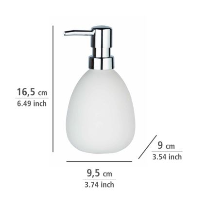 WENKO 24011100 - Doseador de sabão POLARIS 390 ml branco