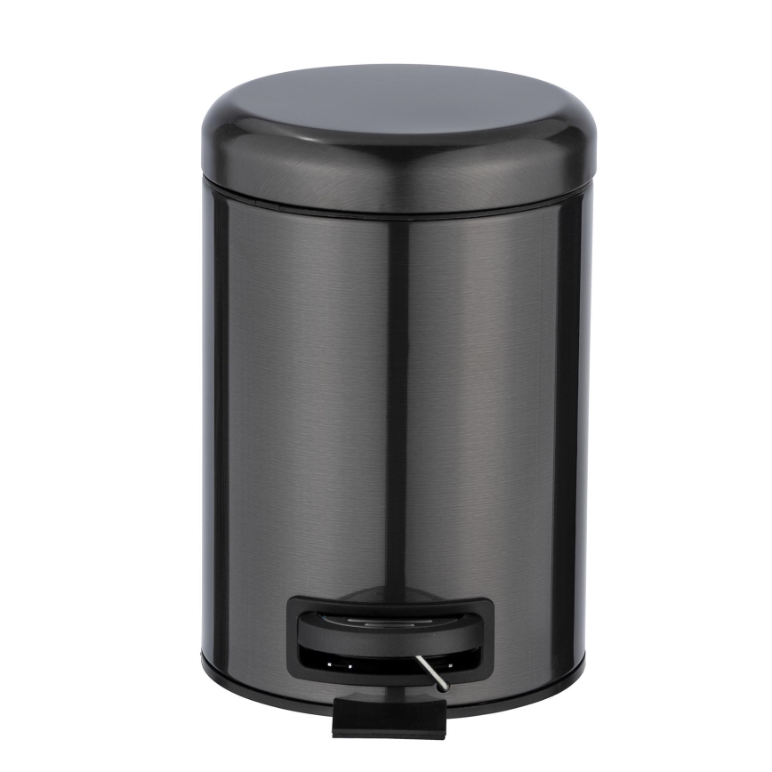 WENKO 24035100 - Cesto LEMAN 17x25 cm aço inoxidável/preto