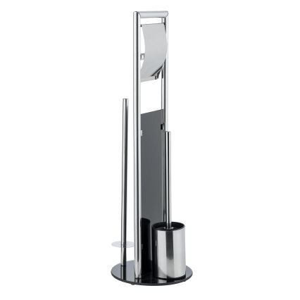 WENKO 24075800 - Conjunto WC RAVINA 20x707 cm aço inoxidável/prateado/preto