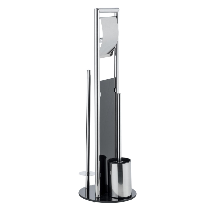 WENKO 24075800 - Conjunto WC RAVINA 20x707 cm aço inoxidável/prateado/preto