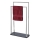 WENKO 24076800 - Porta-toalhas RAVINA 48x80 cm aço inoxidável/prateado/preto