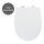 WENKO 24080800-WC assento de WC TAVOLA 36,5x45 cm branco/brilho, cromado