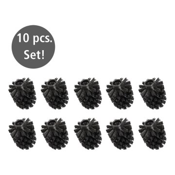 WENKO 24090800 - Cabeça para WC 8x9,3 cm preta