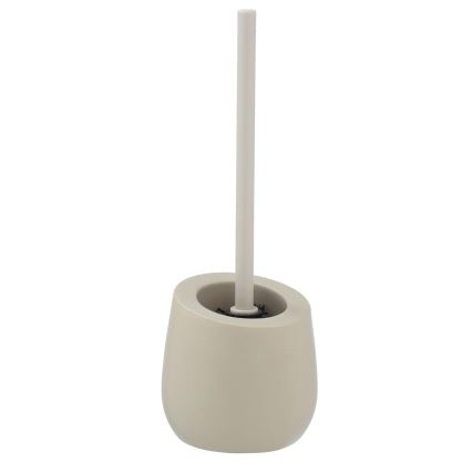 WENKO 24136100 - Escova para WC BADI 13,5 x 38 cm, bege