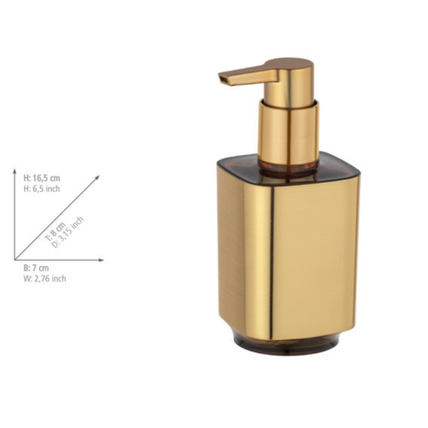 WENKO 24161100 - Dispensador de sabão AURON 300 ml dourado