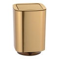 WENKO 24163100 - Caixote do lixo AURON 17x25,5 cm dourado
