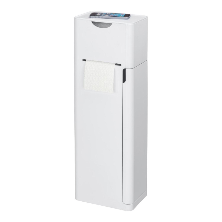 WENKO 24212100 - Escova para WC IMON 20x58,5 cm branca