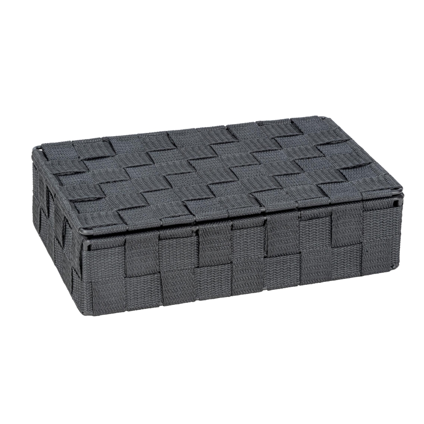 WENKO 24223100 - Cesto ADRIA 26x17 cm cinzento/antracite