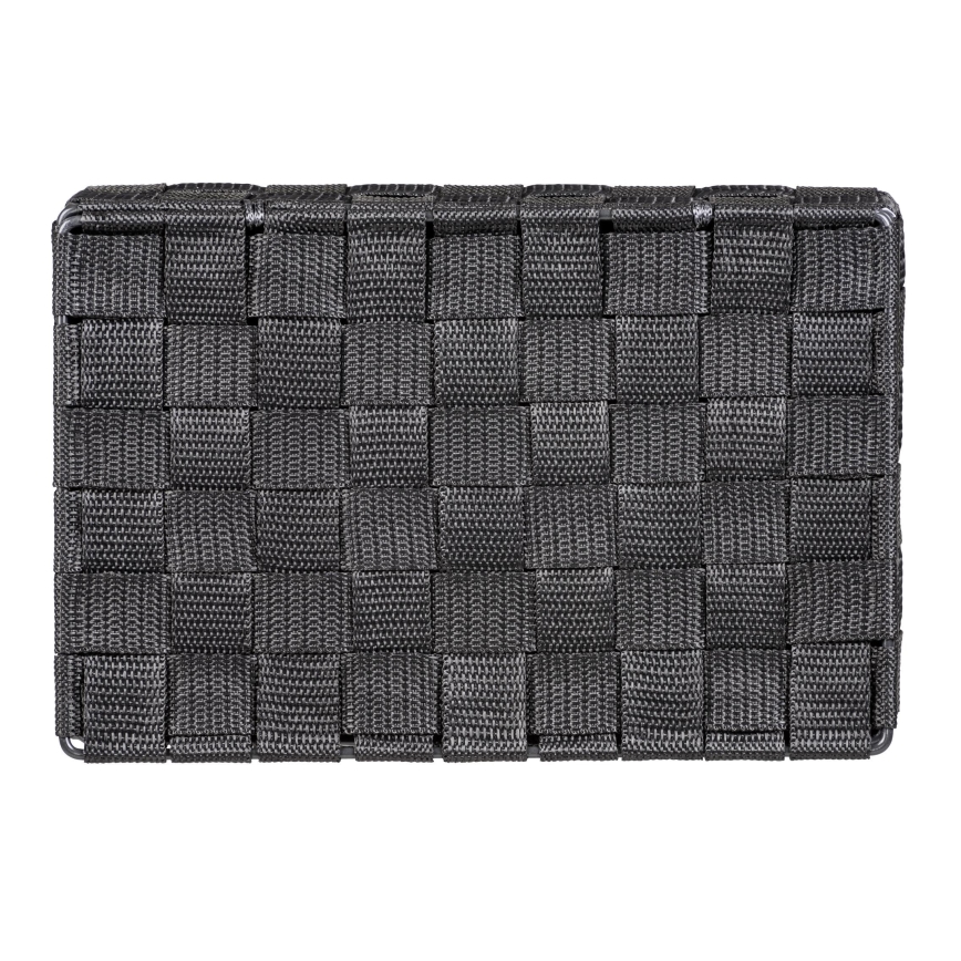 WENKO 24223100 - Cesto ADRIA 26x17 cm cinzento/antracite