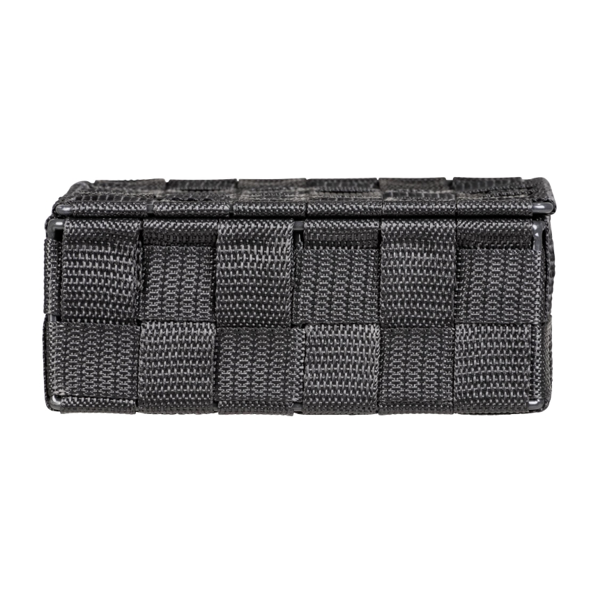 WENKO 24223100 - Cesto ADRIA 26x17 cm cinzento/antracite