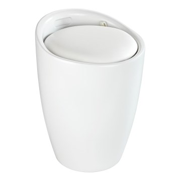 WENKO 24228100 - Banqueta CANDY 36x50,5 cm branca/preta