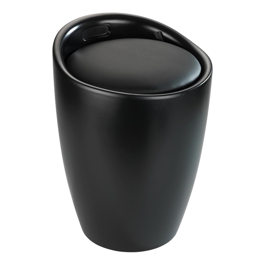 WENKO 24229100 - Banqueta CANDY 36x50,5 cm preta