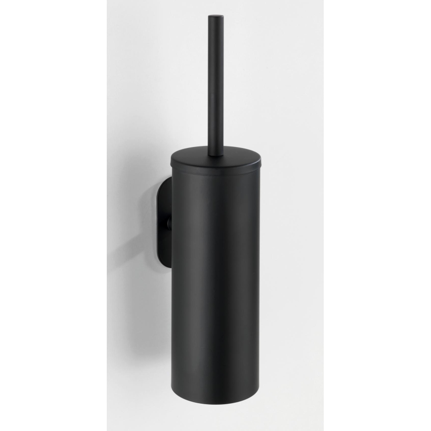 WENKO 24289100-WC Escova para sanita TURBO-LOC OREA BLACK 9x39,5 cm aço inoxidável/preto