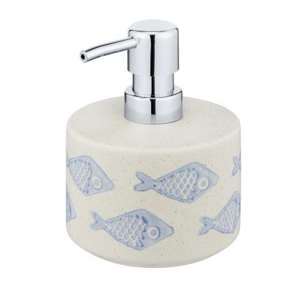 WENKO 24311100 - Dispensador de sabão AQUAMARIN 475 ml bege