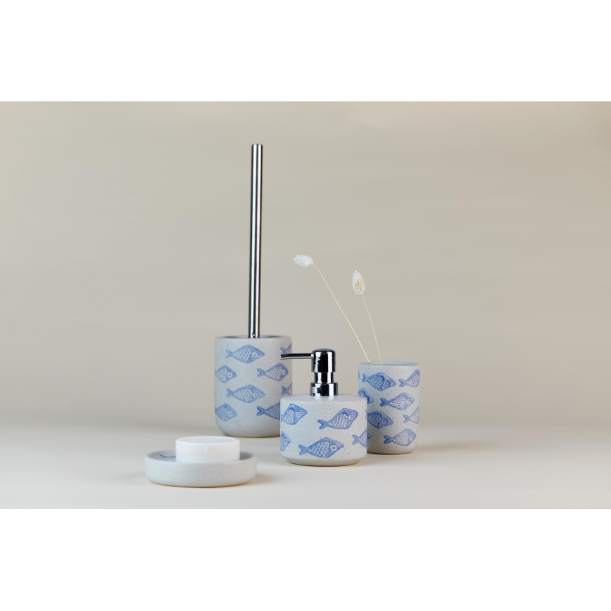 WENKO 24311100 - Dispensador de sabão AQUAMARIN 475 ml bege