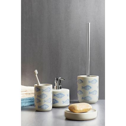 WENKO 24313100 - Escova sanitária AQUAMARIN 10x40 cm bege