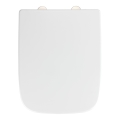 WENKO 24334100-Assento sanitário EXCLUSIVE 46,5x37 cm branco/prateado