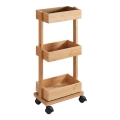 WENKO 24390100 - Estante TORTONA 18x71,5 cm castanho/preto