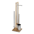 WENKO 24391100 - Escova sanitária RIVALTA 18x70 cm castanha/branca/preta