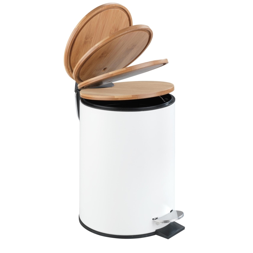 WENKO 24392100 - Cesto TORTONA 17x23,5 cm branco/castanho/preto