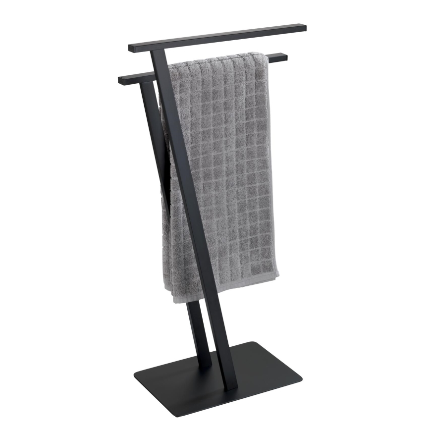 WENKO 24396100 - Suporte para toalhas LIRIO 20x40 cm preto
