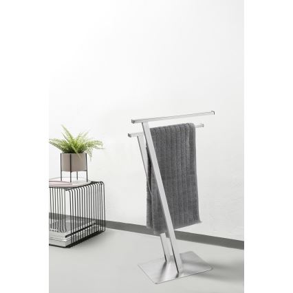 WENKO 24397100 - Porta-toalhas LIRIO 20x76,5 cm, aço inoxidável/satinado