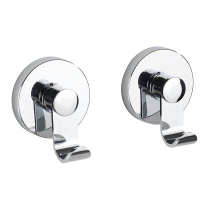 WENKO 24466100-Gancho VACUUM-LOC 6x7 cm cromado brilhante