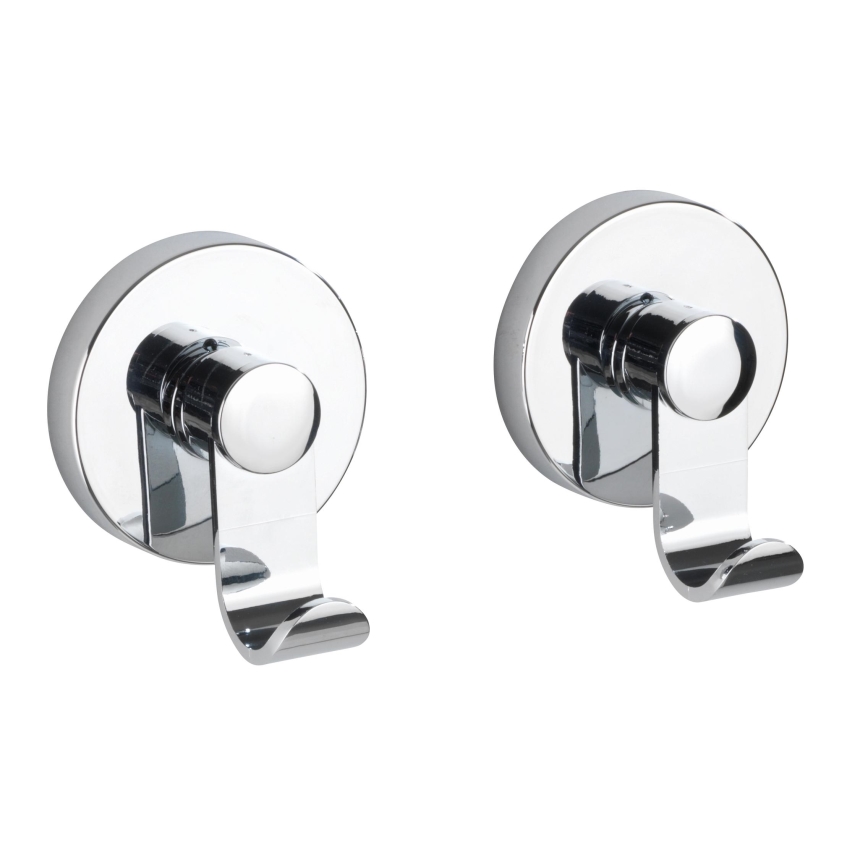 WENKO 24466100-Gancho VACUUM-LOC 6x7 cm cromado brilhante