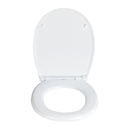 WENKO 24571100-WC Assento para WC VORNO NEO 46x37 cm branco/prateado