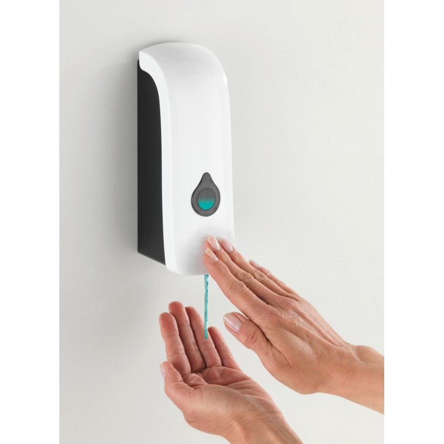 WENKO 24588100-Dispensador de sabão RANERA 740 ml branco/preto