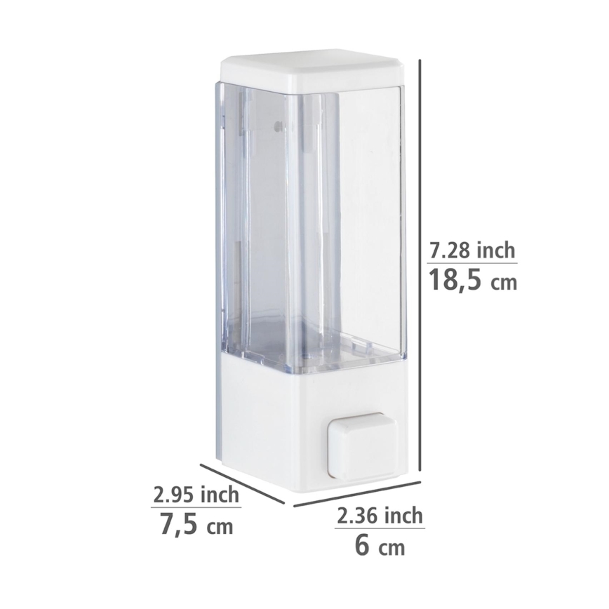 WENKO 24594100-Dispensador de sabão ISTRES 320 ml branco/transparente