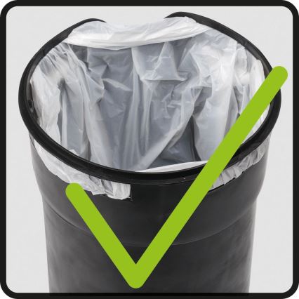 WENKO 24636100 - Cesto LEMAN 17x25 cm verde/preto