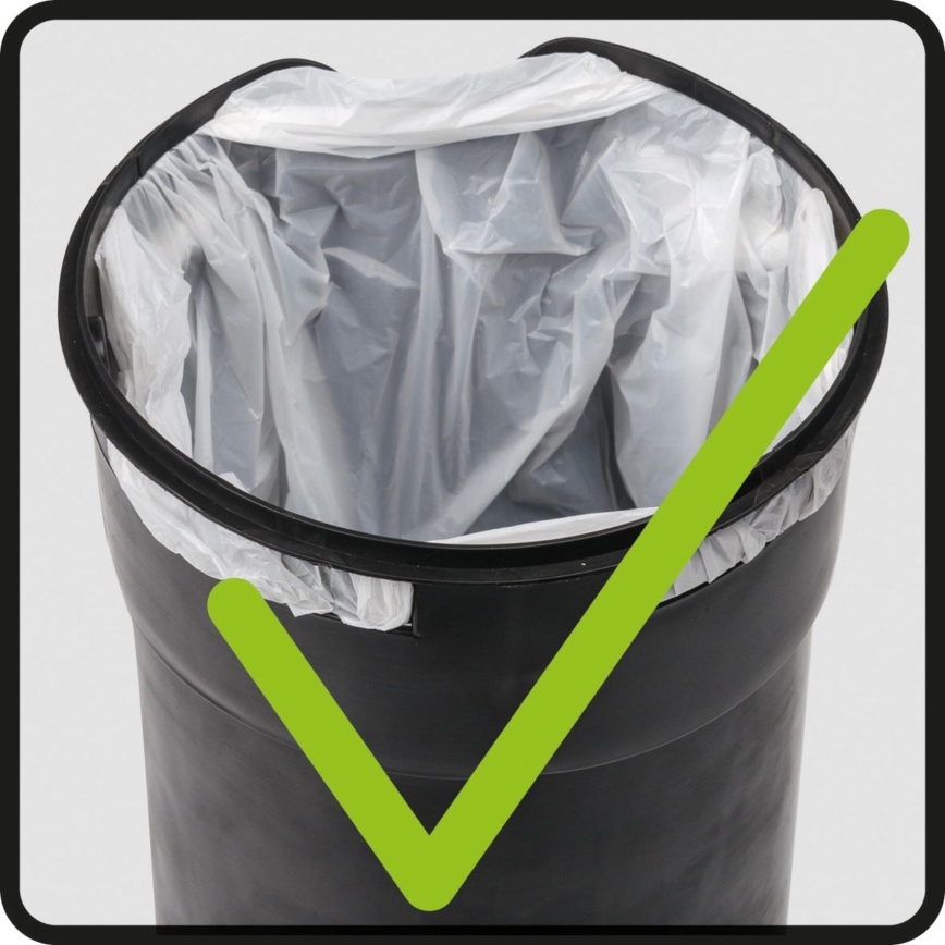 WENKO 24681100 - Cesto LEMAN 21x24 cm preto