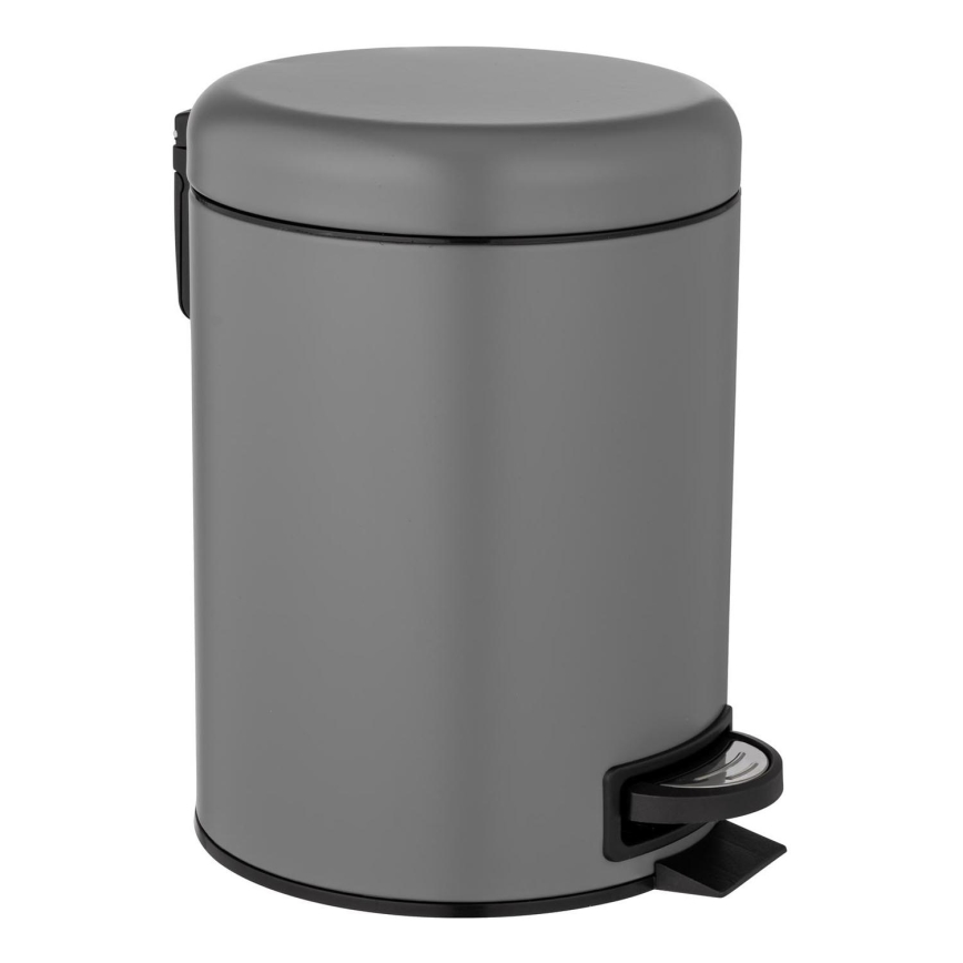 WENKO 24682100 - Cesto LEMAN 21x24 cm cinzento/preto