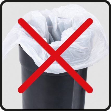 WENKO 24682100 - Cesto LEMAN 21x24 cm cinzento/preto