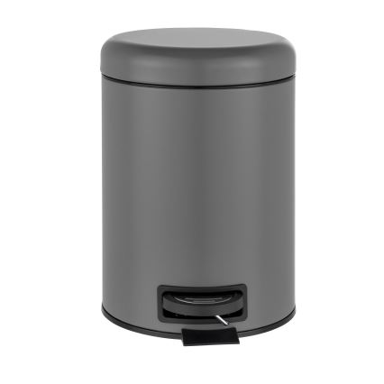 WENKO 24682100 - Cesto LEMAN 21x24 cm cinzento/preto