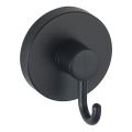 WENKO 24730100-Gancho VACUUM-LOC Redondo SCHW 6x6,7 cm preto
