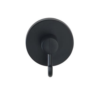 WENKO 24730100-Gancho VACUUM-LOC Redondo SCHW 6x6,7 cm preto