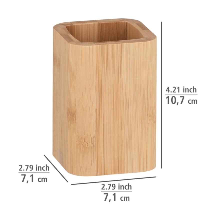 WENKO 24746100 - Copo BAMBUSA 7,1x10,7 cm castanho