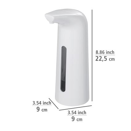 WENKO 24841100-Dispensador de sabão LARINO 9x21,5 cm branco