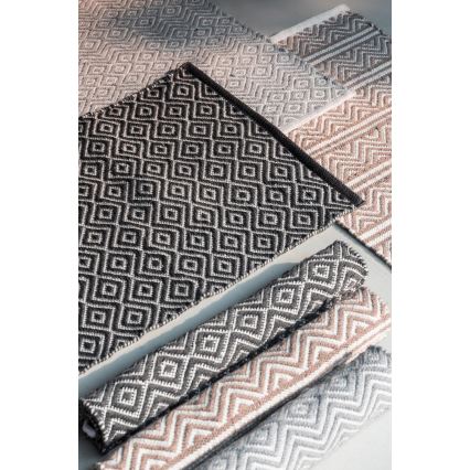 WENKO 24868100-Tapete SHAKI 50x80 cm bege/branco