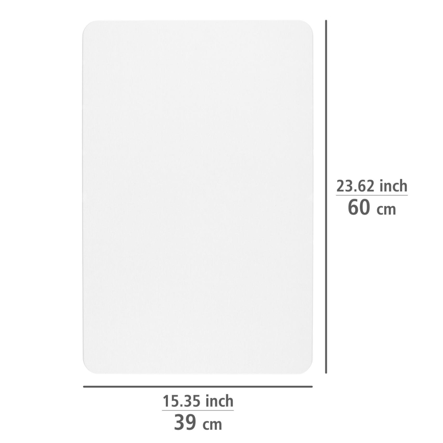 WENKO 24935100-Tapete SIMI 39x60 cm branco