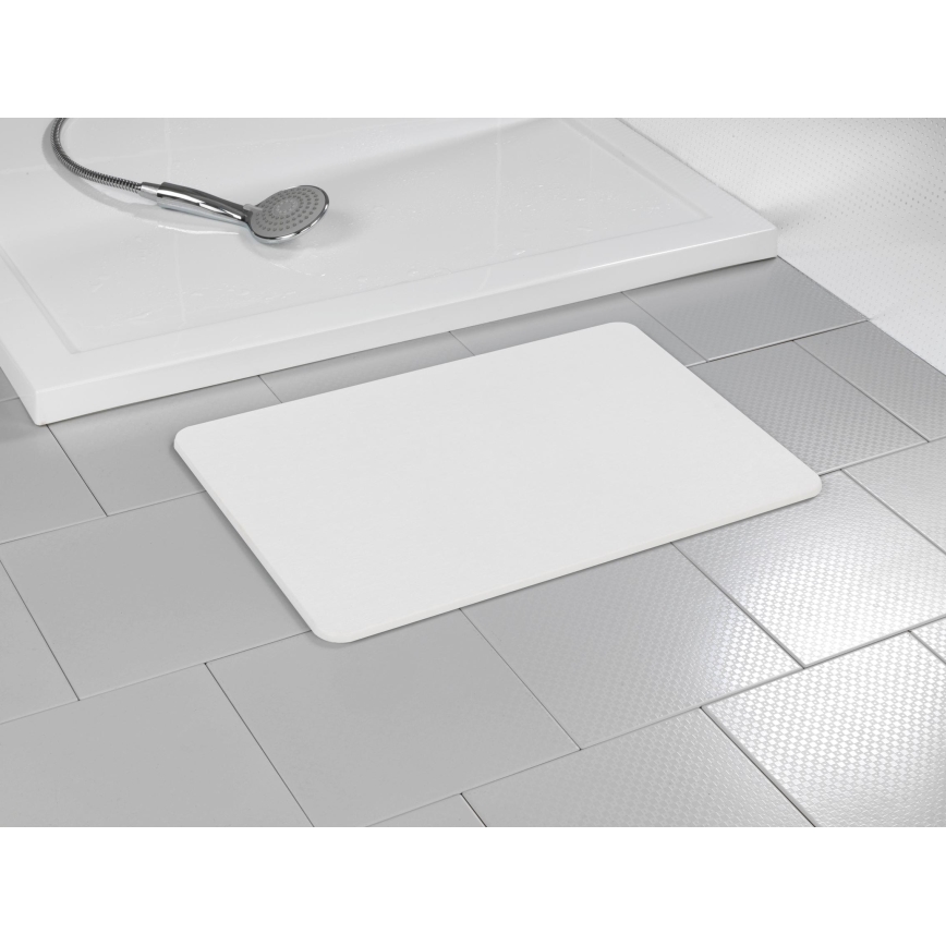 WENKO 24935100-Tapete SIMI 39x60 cm branco