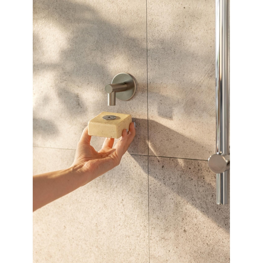 WENKO 24971100-Suporte para sabonete TURBO-LOC 4,5x7 cm prateado