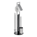 WENKO 24981800 - Conjunto para WC RAVINA 20x70 cm inox/prateado